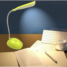 Светодиодная настольная мини-лампа OZS на батарейках Led-светильник зеленый 8,5*5,5*28 см