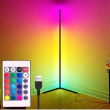 Угловой светодиодный LED торшер UKC напольная сборная RGB лампа с пультом 120 см Угловой светодиодный LED торшер UKC напольная сборная RGB лампа с пультом 120 см