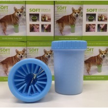 Лапомойка Soft Gentle синий большой стакан 15 см Лапомойка Soft Gentle синий большой стакан 15 см