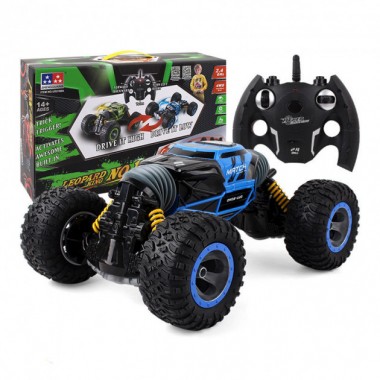 Троюковая машинка-перевертыш вездеход Leopard King 1:16 Original 4WD на радиоуправлении Blue