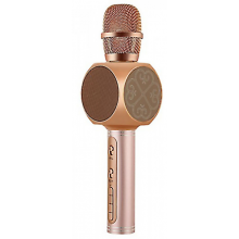 Беспроводной караоке микрофон Bluetooth Magic Karaoke со сменой голоса (мужской, женский, детский) + блютуз колонка 2в1 с мембраной низких частот YS-63 Rose Беспроводной караоке микрофон Bluetooth Magic Karaoke со сменой голоса (мужской, женский, детский) + блютуз колонка 2в1 с мембраной низких частот YS-63 Rose