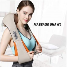 Массажер роликовый для шеи и спины Massager of Neck Kneading с инфракрасным прогревом original
