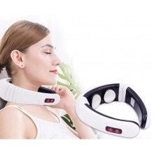 Массажер для шеи и спины портативный Neck Massager KL-5830 PLUS миостимулятор импульсный массаж 