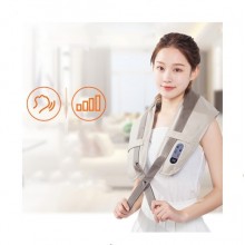 Массажер для  спины плеч и тела Cervical Massage Shawls ударный массажер бежевый