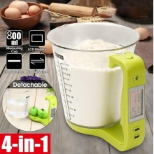 Мерный стакан-весы Digital Spoon с LCD экраном электронный зеленый Мерный стакан-весы Digital Spoon с LCD экраном электронный зеленый