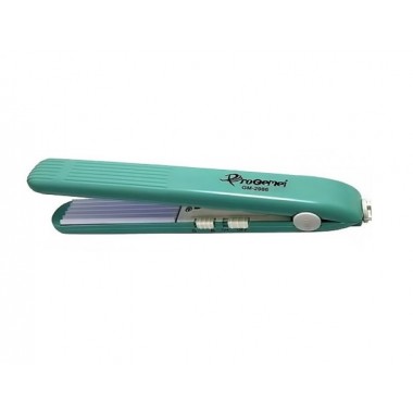 Мини-плойка  ProGemei щипцы с гофре мятная GM-2896