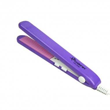 Мини-плойка  ProGemei щипцы с гофре фиолетовая GM-2896