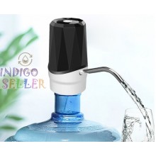Электрическая сенсорная аккумуляторная помпа  Touch Electric Pump  SS-304 для воды на бутль 18.9л . черная