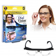 Очки с с регулировкой линз Dial Vision унисекс черная оправа, от -6 до +3