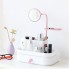 Настольный бокс для хранения косметики Cosmetic Storage Box с выдвижными ящиками и зеркалом органайзер 7009
