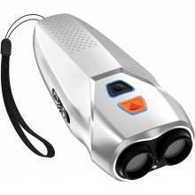 Отпугиватель собак ультразвуковой MHZ Ultrasonic Dog Repeller PU 70 8669 с фонариком серебро Отпугиватель собак ультразвуковой MHZ Ultrasonic Dog Repeller PU 70 8669 с фонариком серебро