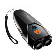 Отпугиватель собак ультразвуковой MHZ Ultrasonic Dog Repeller PU 70 8669 с фонариком черный Отпугиватель собак ультразвуковой MHZ Ultrasonic Dog Repeller PU 70 8669 с фонариком черный
