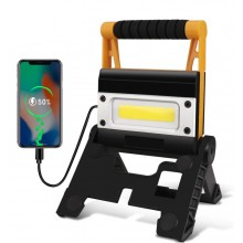 Прожектор светодиодный X-Bail фонарь для кемпинга с power bank и подставкой, 4 режима Прожектор светодиодный X-Bail фонарь для кемпинга с power bank и подставкой, 4 режима