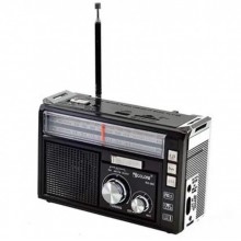 Радиоприёмник портативный Golon FM/AM/SW колонка c LED-фонариком, usb-выходом, карта SD черный 0038288 Радиоприёмник портативный Golon FM/AM/SW колонка c LED-фонариком, usb-выходом, карта SD черный 0038288