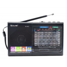 Радиоприемник GOLON с аккумулятором, порт USB, колонка Mp3, черный 00662288 Радиоприемник GOLON с аккумулятором, порт USB, колонка Mp3, черный 00662288