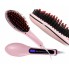 Расческа-выпрямитель Fast Hair Straightener HQT-906 c дисплеем Розовая 