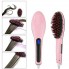 Расческа-выпрямитель Fast Hair Straightener HQT-906 c дисплеем Розовая 