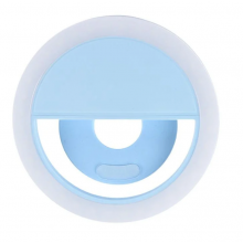 Селфи-кольцо Selfie Ring Light голубое (RK-12) Селфи-кольцо Selfie Ring Light голубое (RK-12)