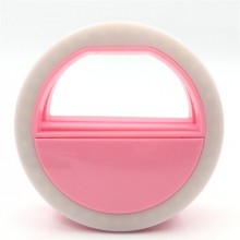 Селфи-кольцо Selfie Ring Light розовое на батарейках (RK-12) Селфи-кольцо Selfie Ring Light розовое на батарейках (RK-12)