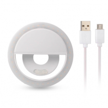 Светодиодное кольцо для селфи USB Selfie Ring селфи-кольцо с тремя уровнями свечения White Светодиодное кольцо для селфи USB Selfie Ring селфи-кольцо с тремя уровнями свечения White