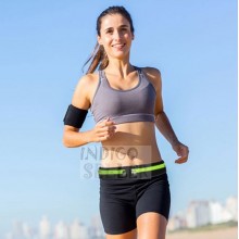 Сумка на пояс для бега Runbag пояс-сумка унисекс на 2 отделения эластичная зеленая Сумка на пояс для бега Runbag пояс-сумка унисекс на 2 отделения эластичная зеленая
