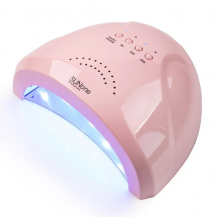 Лампа для гель-лака UV LED SUN Professional 48 Вт  для полимеризации и сушки ногтей с таймером  Розовая