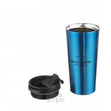Термокружка металлическая STENSON 450 ml, синяя Термокружка металлическая STENSON 450 ml, синяя