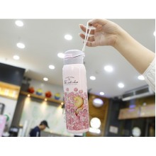 Термос металлический  STENSON The cute elves с поилкой,  500 ml, лиса 