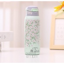 Термос металлический  STENSON The cute elves с поилкой,  500 ml, заяц