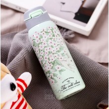 Термос металлический STENSON The cute elves с поилкой, 350 ml заяц Термос металлический STENSON The cute elves с поилкой, 350 ml заяц