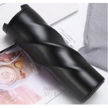 Термокружка металлическая STENSON 500 ml  Wawe термостакан черный