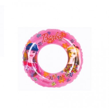 Круг надувной Tilly Barbie розовый диаметр 53 см, внутренний диаметр 23 см  (TS-1239-60)