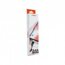 Дата кабель Moxom быстрая зарядка CC-61i USB to Lightning IOS (2.4A) (100см) повышеной прочности черный original Дата кабель Moxom быстрая зарядка CC-61i USB to Lightning IOS (2.4A) (100см) повышеной прочности черный original