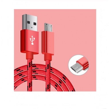 Универсальный кабель USB MLQ Premium Series Data Cable  3 в 1 - Lightning, Micro USB, Type-C   1 м red