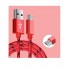 Универсальный кабель USB MLQ Premium Series Data Cable  3 в 1 - Lightning, Micro USB, Type-C   1 м red