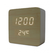 Электронные настольные часы LED WOODEN CLOCK VST 872 квадратные под дерево коричневые, белая подсветка Электронные настольные часы LED WOODEN CLOCK VST 872 квадратные под дерево коричневые, белая подсветка