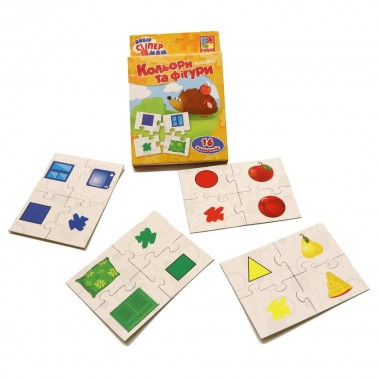 Игра Vladi Toys  Ассоциации  Цвета и фигуры (укр) ( VT1901-08)
