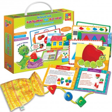 Игра Vladi Toys Больше чем цвета и фигуры (укр)  (VT2801-20)