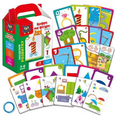 Игра Vladi Toys Цифры и фигуры на кольце (укр)  ( VT5000-06)