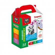 Игра Vladi Toys Животные на кольце (укр) (VT5000-07) Игра Vladi Toys Животные на кольце (укр) (VT5000-07)