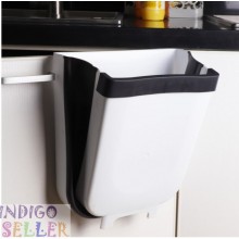 Мусорное ведро-контейнер на дверцу для кухни Wet Garbage Container складное пластиковое 00086 белое Мусорное ведро-контейнер на дверцу для кухни Wet Garbage Container складное пластиковое 00086 белое