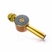 Микрофон-караоке Bluetooth WSTER WS-668 Gold