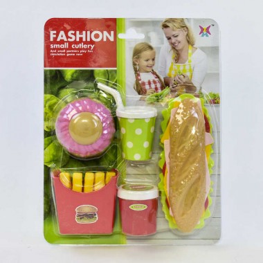 Набор продуктов Fashion  Фаст-фуд (XJ326H-72)