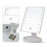 Сенсорное настольное зеркало для макияжа Magic Makeup с LED подсветкой на батарейках White