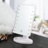 Сенсорное настольное зеркало для макияжа Magic Makeup с LED подсветкой на батарейках White