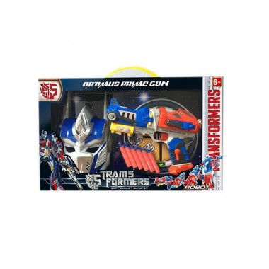 Игровой набор Optimus Prime Gun маска с бластером на паралоновых пульках (SB391)
