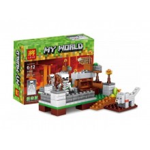 Конструктор Lele My World 33000 Скелет и волк