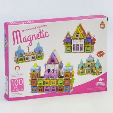 Конструктор магнитный Magnetic AQ734 Замок 