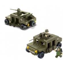 Конструктор SLUBAN M38-B0297 Военный джип