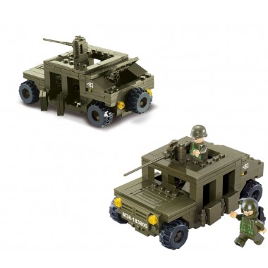 Конструктор SLUBAN M38-B0297 Военный джип